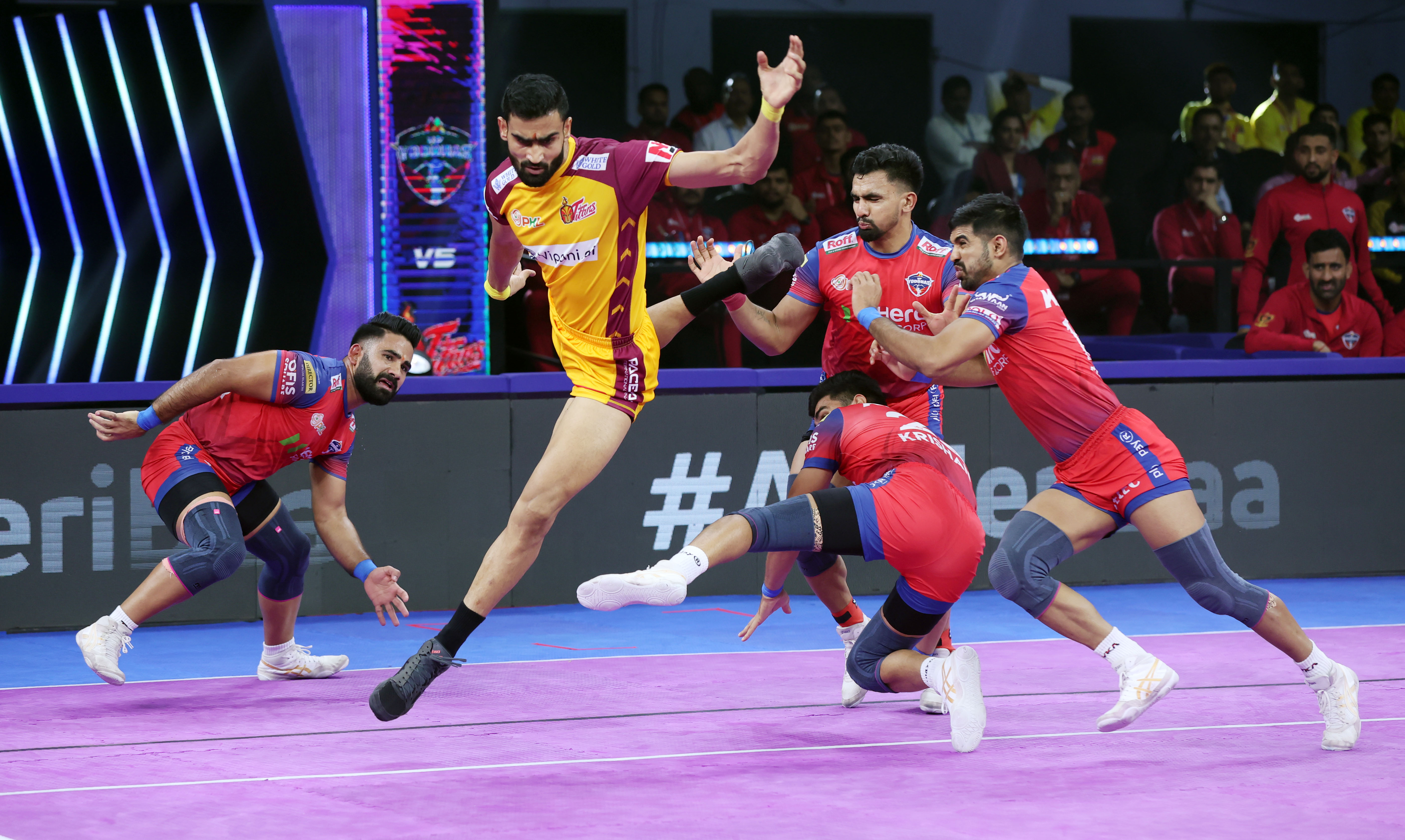Bharat’s Super 10, Shubham’s High Five powers Telugu Titans to fourth consecutive win